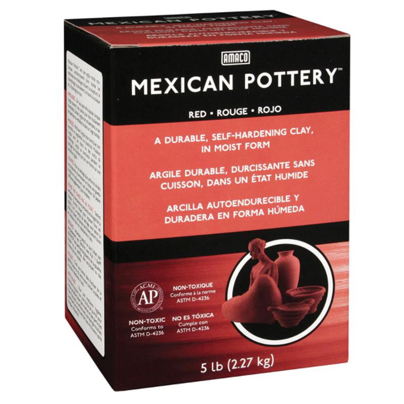Terracotta Red Self-Hardening Clay for Sculpting, 5 lb