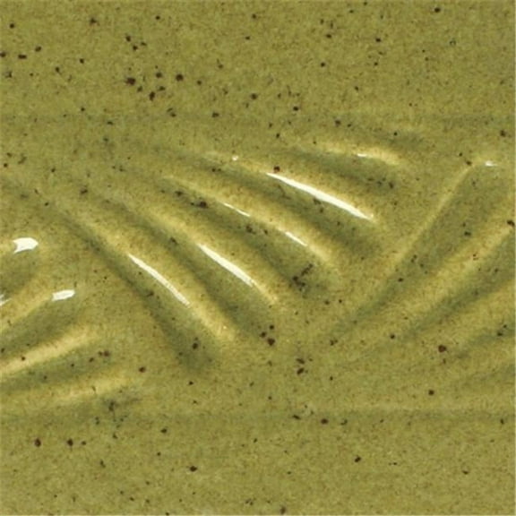 Amaco Potter's Choice Glaze - Deep Olive Speckle, Pint