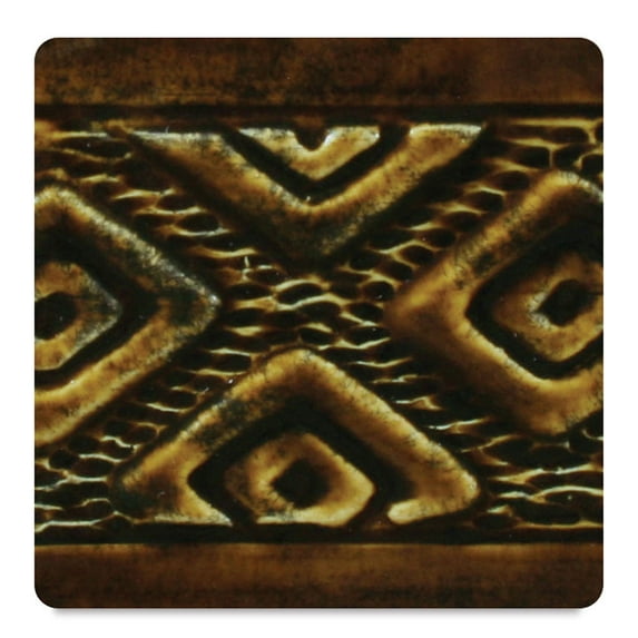 Amaco Potter's Choice Glaze - Pint, Textured Amber Brown