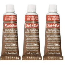 Amaco Rub 'N Buff Wax Metallic Finish, Autumn Gold, 0.5-Fluid Ounce, 3 Pack