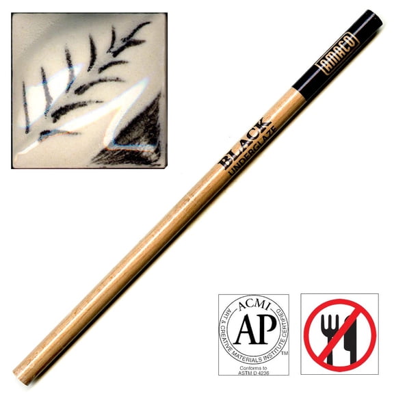 AMACO Black Underglaze Decorating Pencil