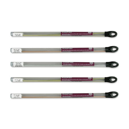 Amaco WireForm Copper Rods - Pkg of 6, Thin, 1 mm x 12"