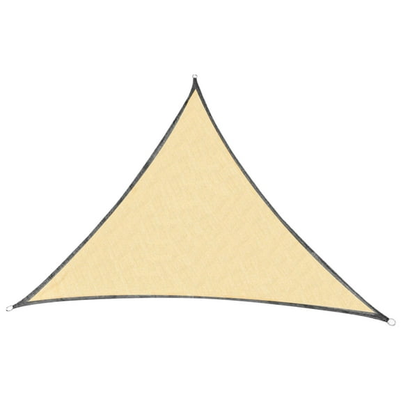 Amacok 10X10X10Ft Triangle Sun Shade Sail, Uv Blockage,Water & Air Permeable, Sunshade for Backyard Yard Deck Patio Garden Outdoor Activities and Facility