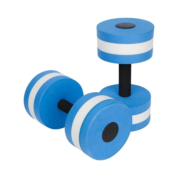 Amacok Fitness Dumbbell, 1 Pair Foam Heavy Resistance Barbells Pool Barbell Float Aqua Exercises Equipment Sports Aquatic Water Dumbbells for Water Aerobics/Pool Exercise Heavy Resistance
