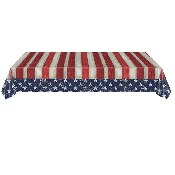 Amacok Independence Day Party Tablecloth Party Tablecloth Holiday Party Background Wall Table Decoration