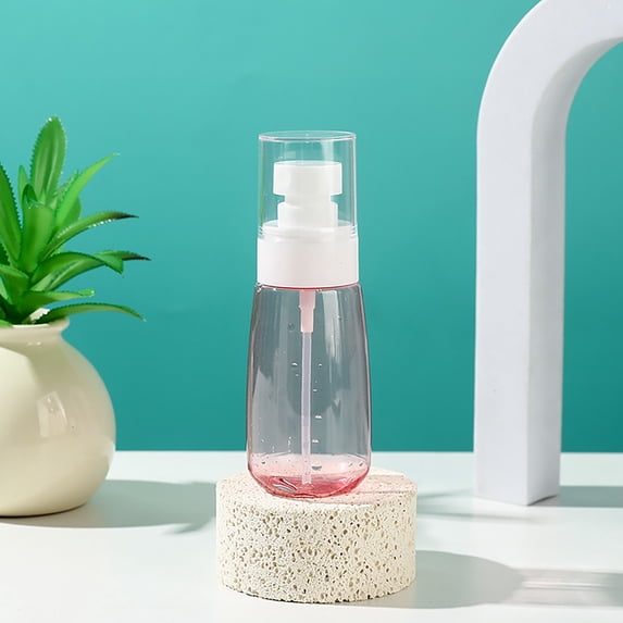 Amacok Mini Fine Mist Spray Bottles, Refillable Transparent Travel Containers Water Mist Sprayer for Skincare Makeup Perfume, 2Oz/60Ml