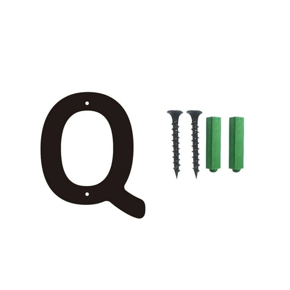 Amacok Modern House Letters & Numbers for Outside, Metal Address Signs for Houses, 6 Inch Large Number Address Plaque with Screw Kit, Diyaddress Numbers for House