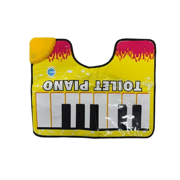 Amacok Piano Sounding Carpet Toe Tapping Musical Keyboard Toilet Floor Mat Floor Mat with Piano Sound