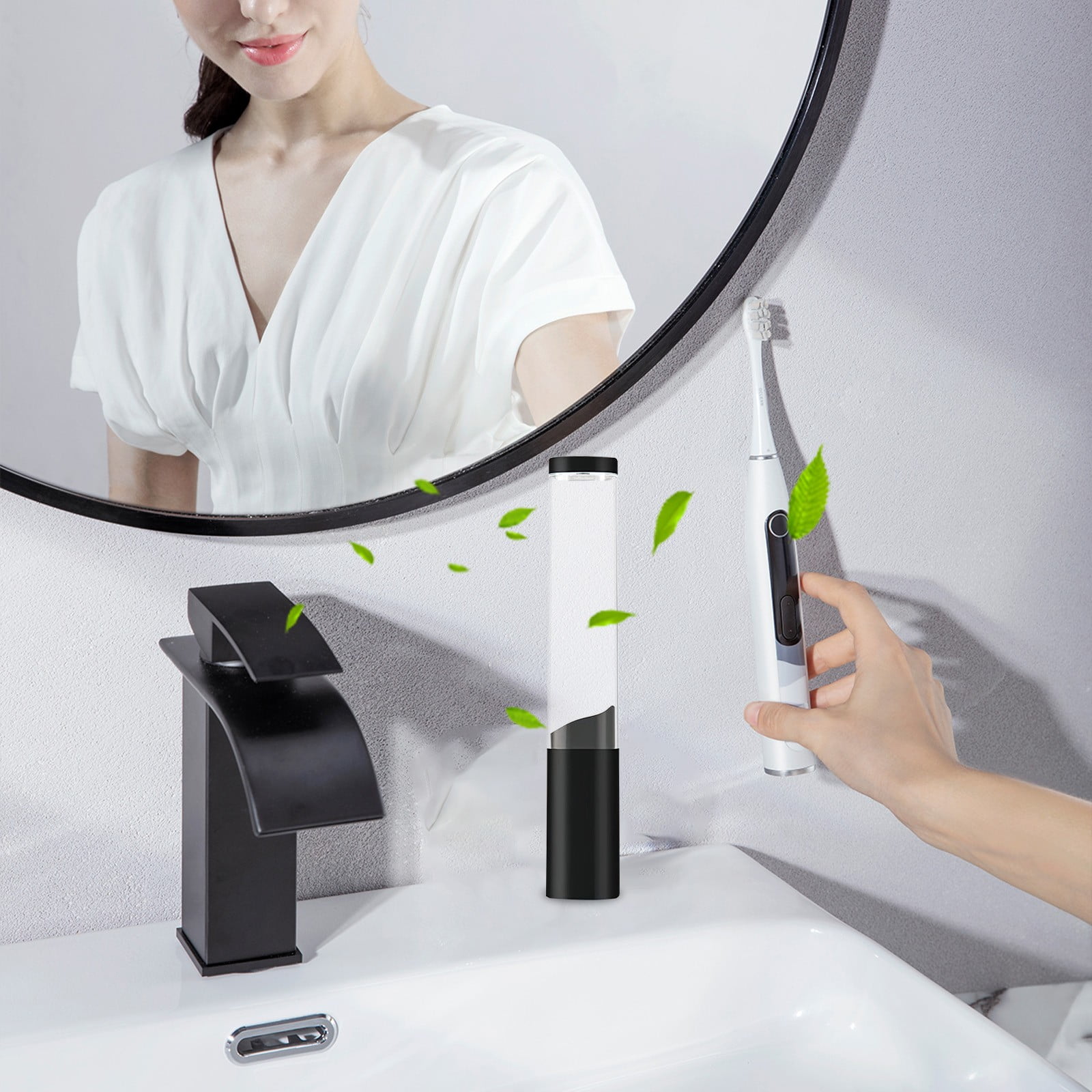 Amacok Portable Mini Toothbrush Sanitizer, Drying Rechargeable