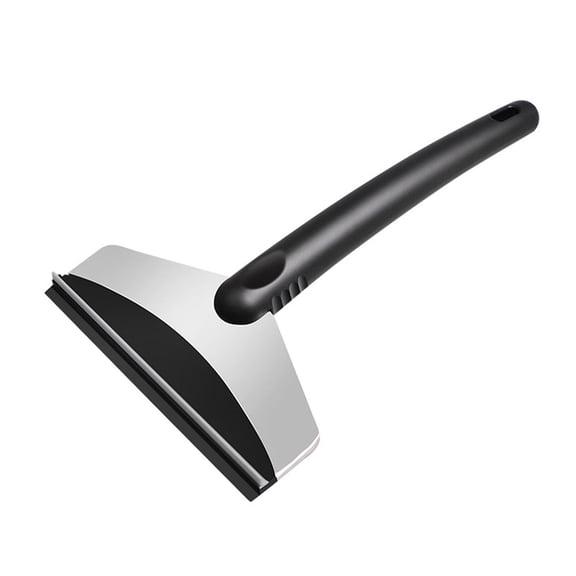 Amacok Snow Ice Scraper, Multifunctional Stainless Steel Snow and Ice Shovel, Car Ice Scrapers, Metal Ice Scraper for Quickly Scrape and Remove Snow