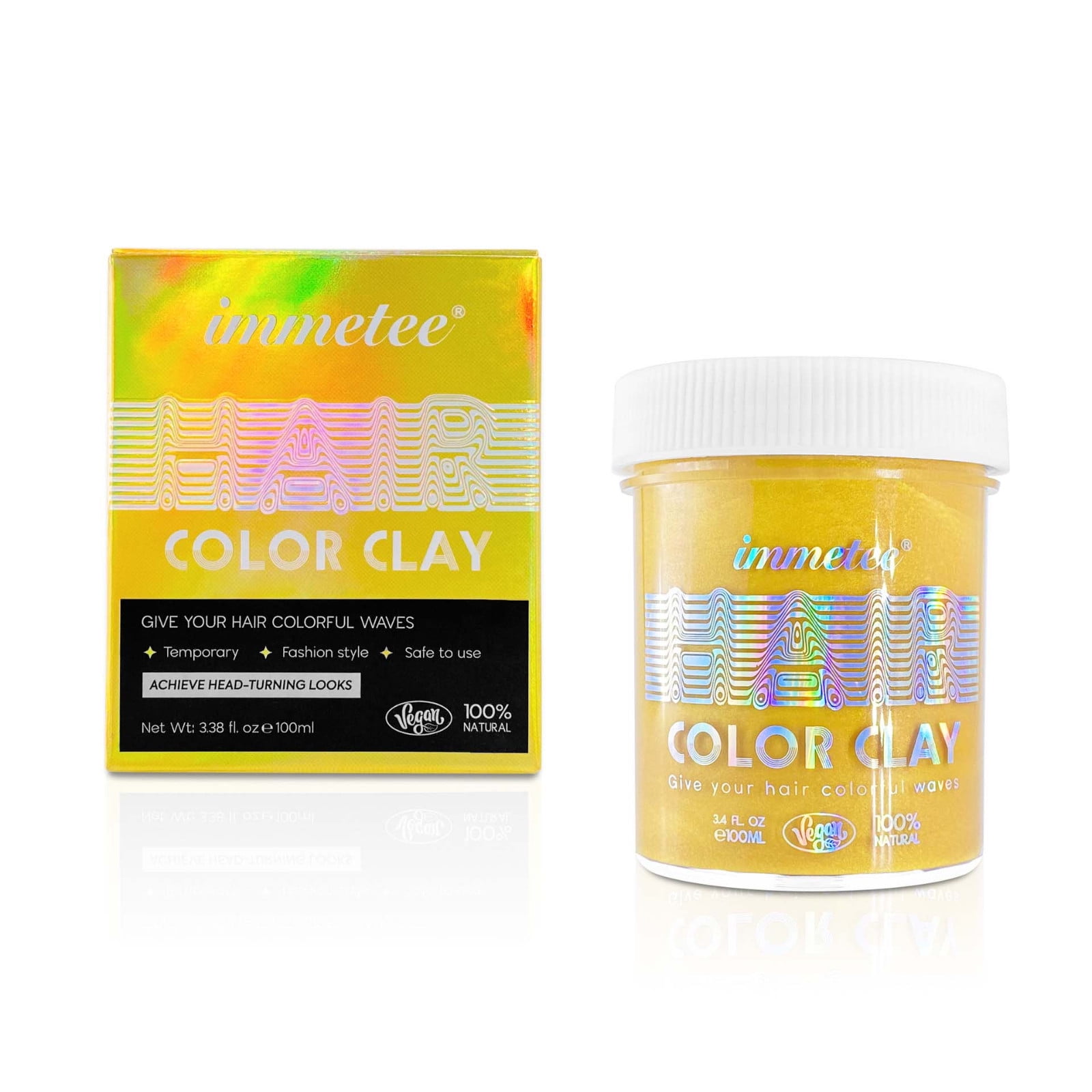 Amacok Temporary Hair Dye Wax, 3.3Oz Hair Wax Hair Dye NonToxic