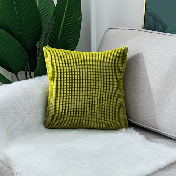 Amacok Throw Pillow 18X18 Inch, Home Decor Cushion Decorative Throw Pillows, Square Accent Solid Cushion Farmhouse Pillow for Couch Sofa Bedroom Living Room
