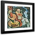 thumbnail image 1 of Amadeo de Souza-Cardoso 20x20 Black Modern Framed Museum Art Print Titled - Cavaquinho (C.1914-1915), 1 of 5
