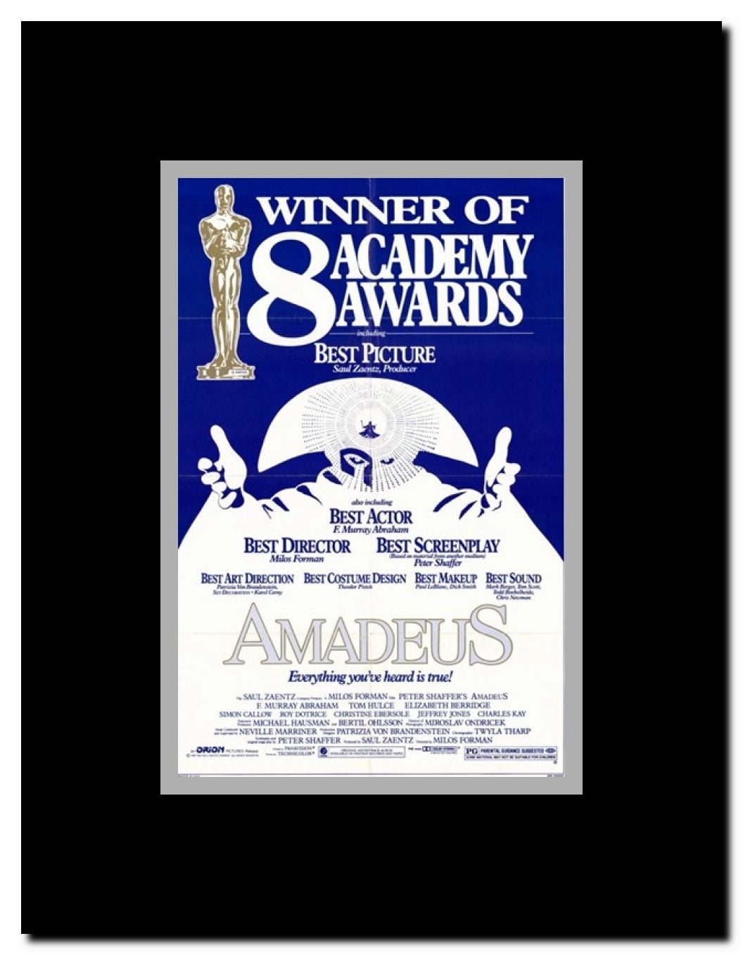 Amadeus Framed Movie Poster