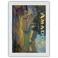 thumbnail image 1 of Amador Wineries - El Dorado County - California Vineyards Wine Country Art by Kerne Erickson - Japanese Unryu Rice Paper Art Print (Unframed) 12 x 16 in, 1 of 4