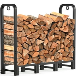 RedStone H099B A 40 in. Heavy Duty Log Hoop Rack Black Walmart