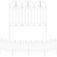 thumbnail image 1 of Amagabeli 5 Panels Decorative Garden Fence 10ft(L) x24in(H) Outdoor Fencing Folding Landscape Fencing Patio Flower Bed Border Edge Section Fences Animal Barrier White, 1 of 3