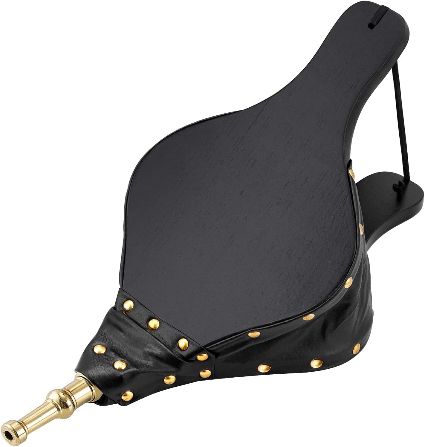 Amagabeli Fireplace Bellows Large Wood Air Blower Cast Nozzle for