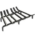 thumbnail image 1 of Amagabeli Fireplace Log Grate 24 inch Wide Heavy Duty Solid Steel Indoor Chimney Hearth 3/4 Bar Fire Grates for Outdoor Kindling Tools Pit Wrought Iron Wood Stove Firewood Burning Rack Holder Black, 1 of 9