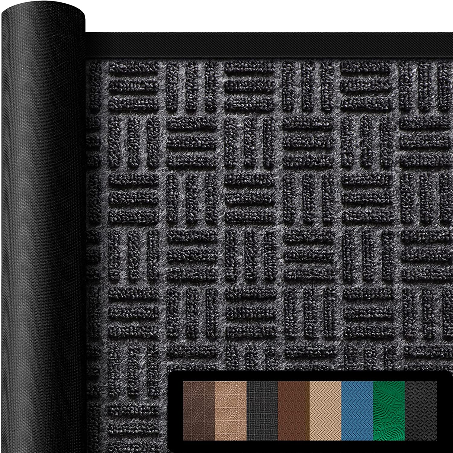 Amagabeli Large Outdoor Door Mats 36" x 24" for Front Door Entrance