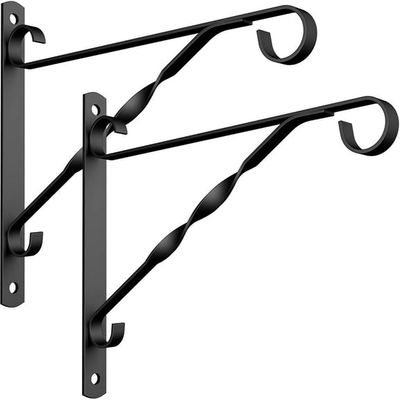 Amagabeli Plant Brackets for Outdoor Black Rust resistant