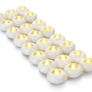Amagic 24Pack 2” Flameless Led Floating Candles, 200 Hour Plastic Battery Operated,Flickering Waterproof Tealights