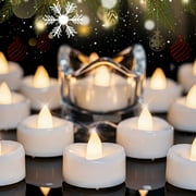Amagic Realistic Flameless LED Candles, 1.5'' D X 1.2'', 24 Count