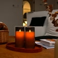 thumbnail image 1 of Amagic Flameless Candles, 3 in x 6 in, Grey, Battery Operated, 1 of 5