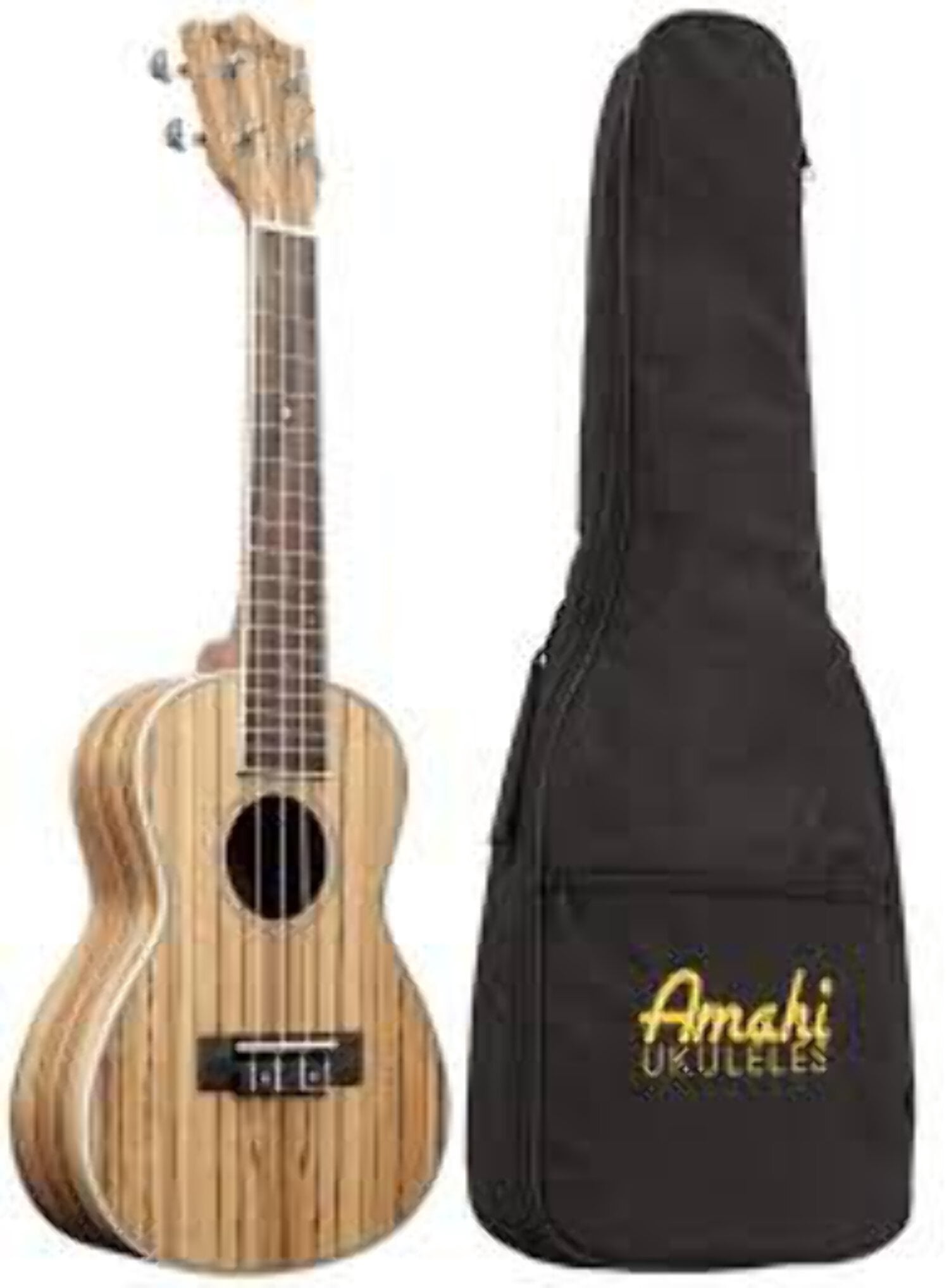 Amahi Classic Series Concert Ukulele, Zebrawood
