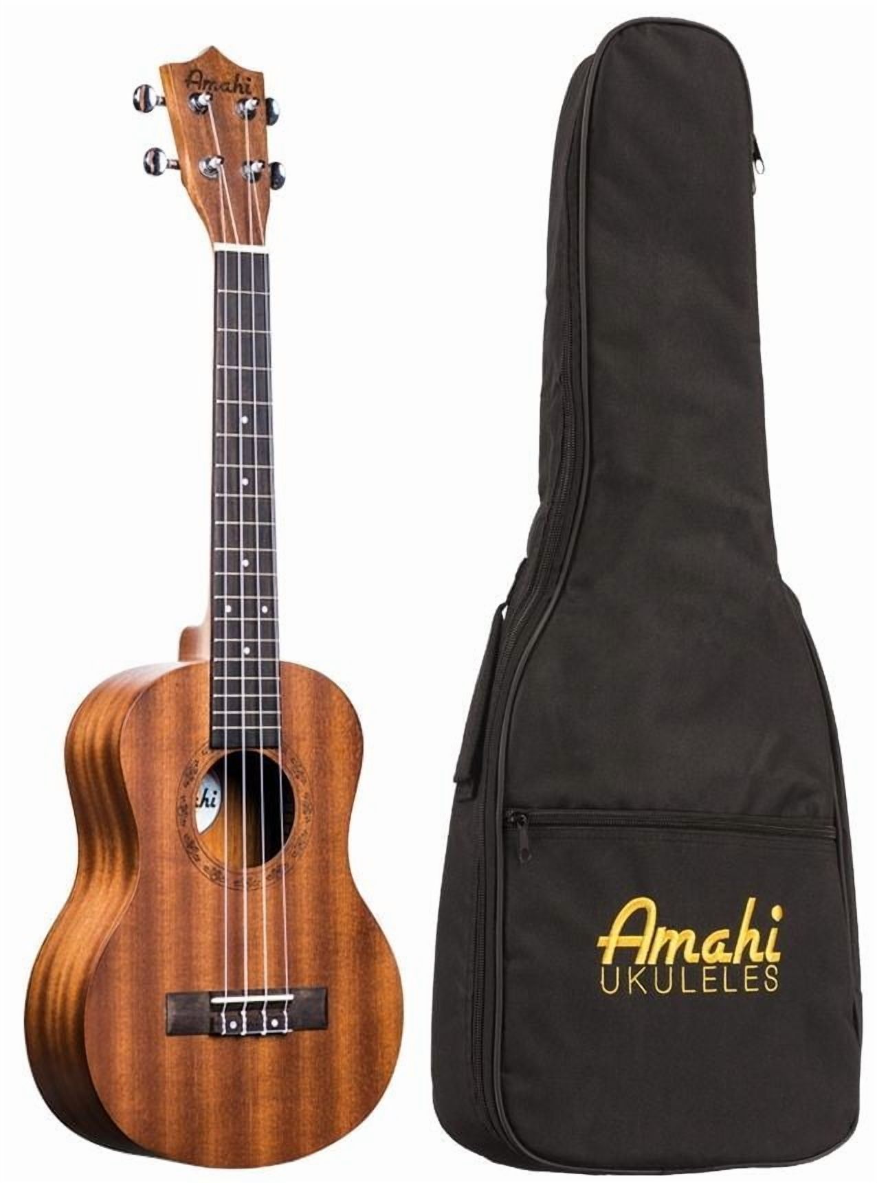 Amahi UK210T Tenor Size Classic Series Mahogany Ukulele with Deluxe Gig Bag