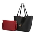 thumbnail image 1 of Amahia Reversible Shopper Tote Shoulder Handbag with Cosmetic Pouch by Mia K., 1 of 40