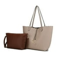 thumbnail image 1 of Amahia Reversible Shopper Tote Shoulder Handbag with Cosmetic Pouch by Mia K., 1 of 41