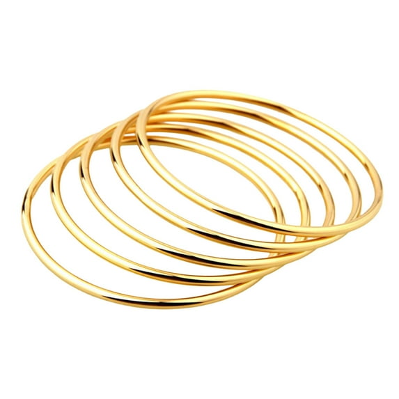 Amaiiu Women Vintage Simple Design Bracelet Stainless Steel Bangle Party Ceremony Wrist Jewelry Jewellery Birthday Gift Gold