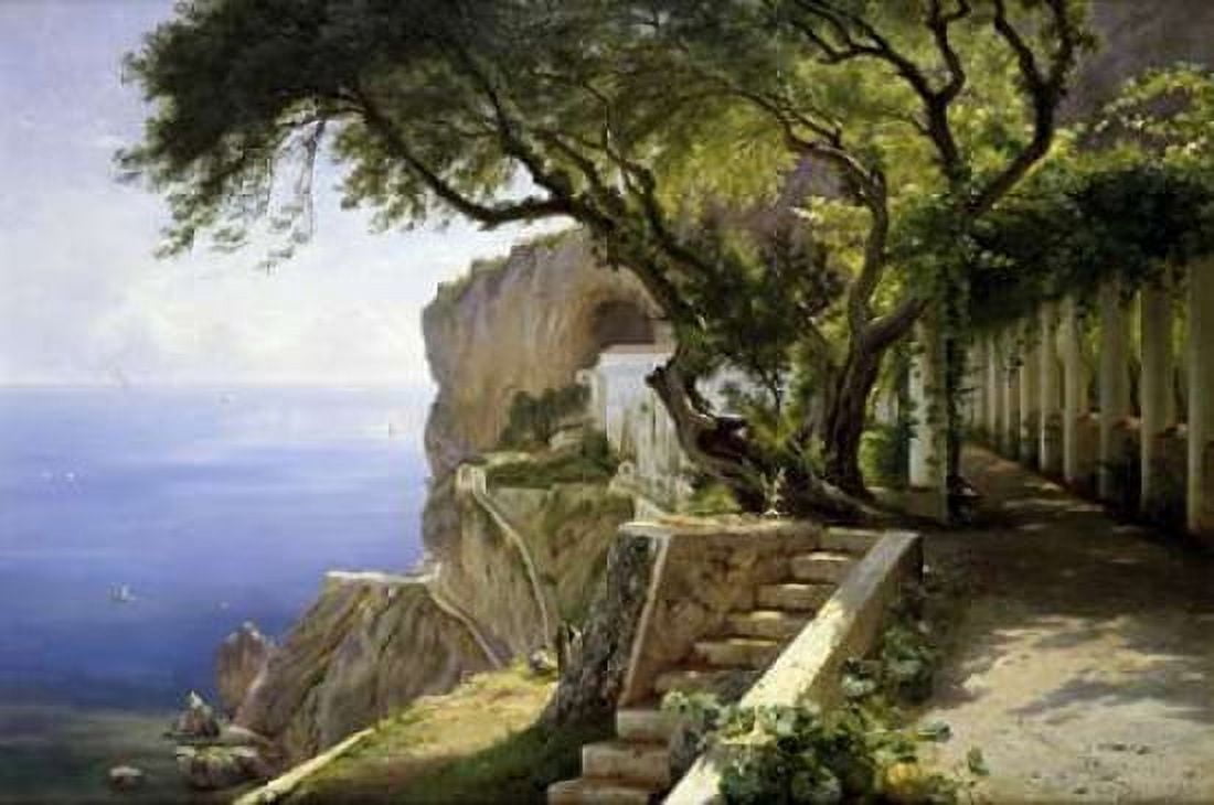 Amalfi Canvas Art - Carl Frederic Aagaard (12 x 18)