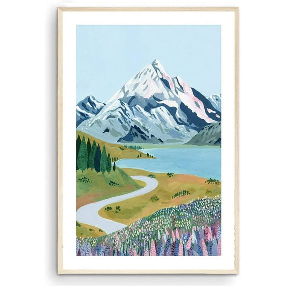 Amalfi Coast Art Print, Italy Art Print, Travel Gift, Travel Poster, Europe Print, Italian Coast, Italian Riviera, Housewarming (Unframed) (12*8)