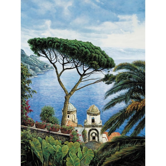 Art.com Amalfi Coast Art Print by Elizabeth Wright, 12" x 16"