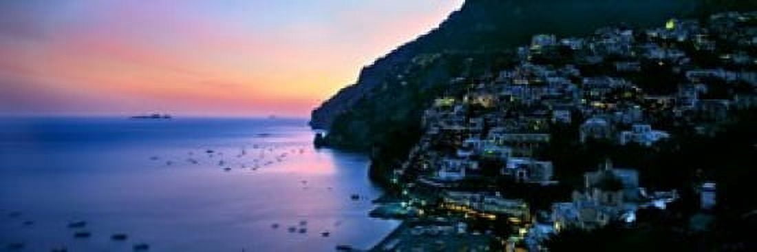 Amalfi Coast Campania Italy Canvas Art - Panoramic Images (36 x 12)