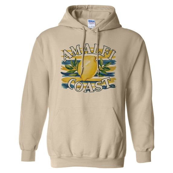 Amalfi Coast Hoodie Sweatshirt Unisex X-Large Sand