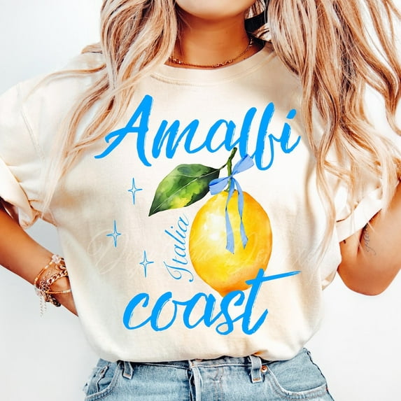 Amalfi Coast Italy T-shirt, Summer T-shirt, Lemon Shirt, Limoncello T-shirt TH210582