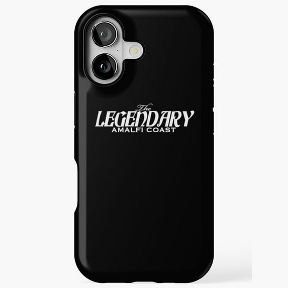 Amalfi Coast Legendary Clouds Illustration iPhone Case 17 to 11 Pro Max