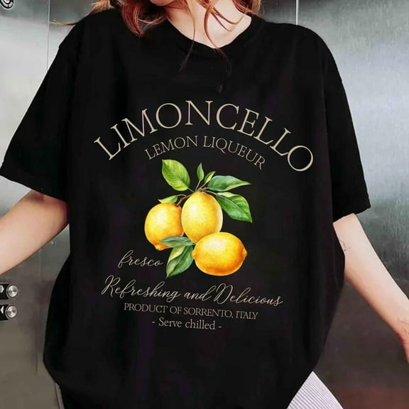 Amalfi Coast Lemon Shirt, Limoncello Summer Tee, Preppy Lemon Shirt, Girly Summer Shirt, Trendy Citrus Shirt, Italy-Inspired Vacation Outfit
