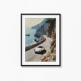 thumbnail image 1 of Amalfi Coast Luxury Sports Car Italian Travel Vintage Photography Art, Unframed Poster, 1 of 4