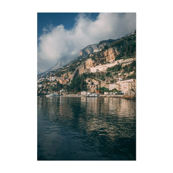 Amalfi Coast & Mountains 01 - Amalfi Campania Italy Photography Unframed Wall Art Print 5 x 7 inches