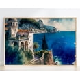 thumbnail image 1 of Amalfi Coast. Physical Art Print. Free Worldwide Shipping. Generative Art. Contemporary Print. Housewarming Gift. Original Wall Art, Modern Wall Decor, 16x24 UNFRAMED, 1 of 2