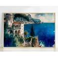 thumbnail image 1 of Amalfi Coast. Physical Art Print. Free Worldwide Shipping. Generative Art. Contemporary Print. Housewarming Gift. Original Wall Art, Modern Wall Decor, 24x36 UNFRAMED, 1 of 2