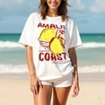 thumbnail image 1 of Amalfi Coast Shirt, Italian Summer Tee, Lemon Graphic T-Shirt, European Vacation Top, Italy Coastal Aesthetic Gift TH1406B15, 1 of 5