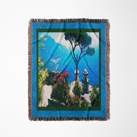 Amalfi Coast, Woven Blanket