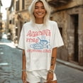 thumbnail image 1 of Amalfi Italy Graphic Tee, Vintage Wash Espresso Club T Shirt, Retro Coffee Croissant Shirt, Trendy Breakfast Club Clothing, Brunch Unisex S-5XL Hot Trending Shirt, Vintage Birthday Gift, 1 of 4