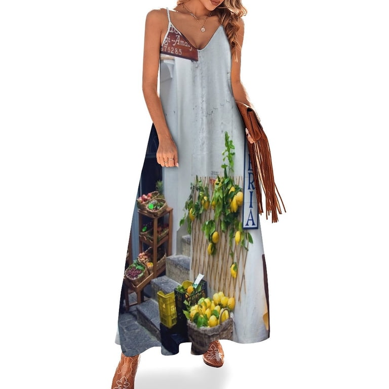 white sun dress maxi See The Sun V-Neckline Satin Maxi Dress White main image 1
