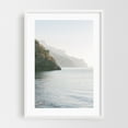 thumbnail image 1 of Amalfi Layers 01 - Minori Campania Italy Photography Coastal Ocean Landscape Minimalist Nature Scenic Beach House White Framed Wall Art Print 5 x 7 inches, 1 of 3